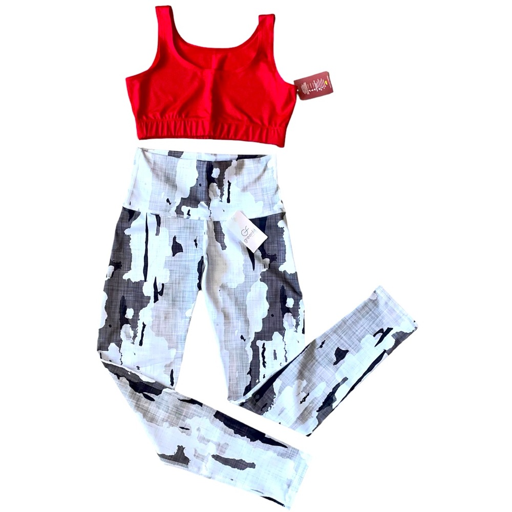 2 Pc Workout Leggings One Size